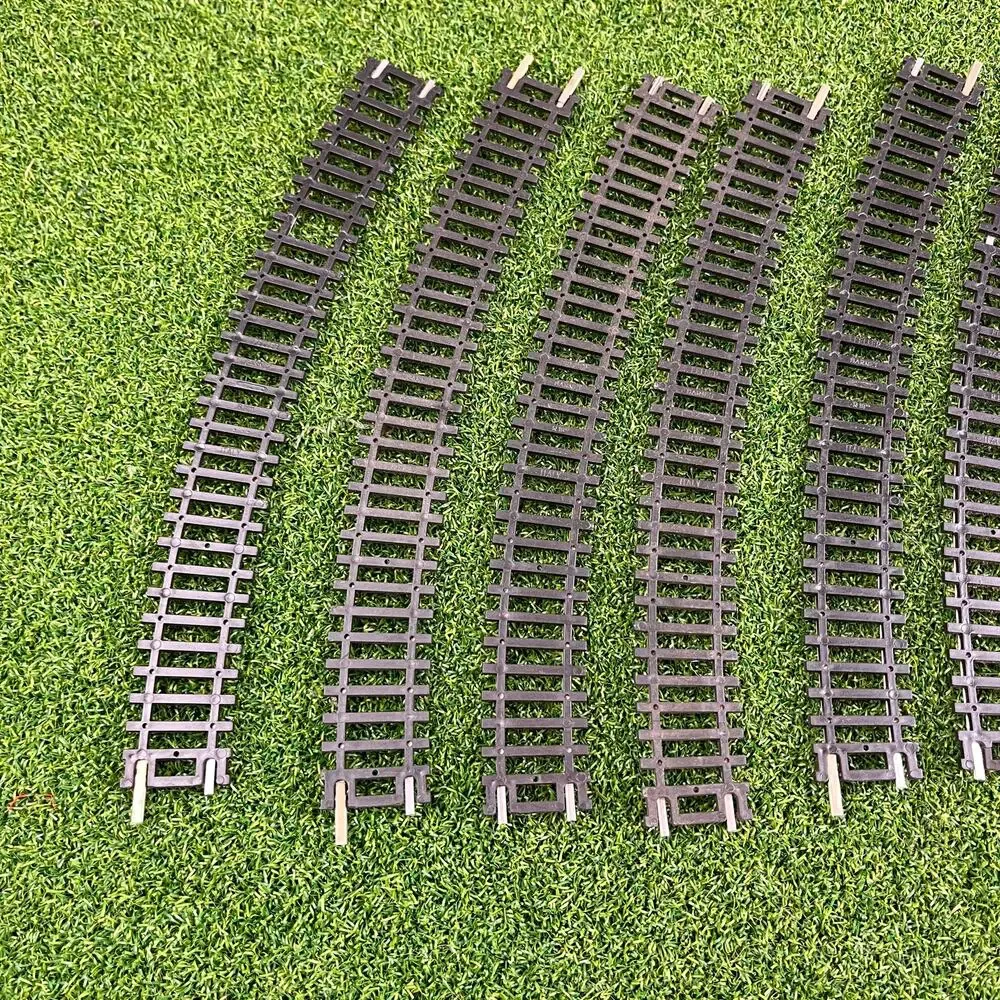 Vintage Model Train Curved Tracks HO Scale Railway Layout